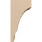 Ekena Millwork 6"W x 6"D x 12"H Wide Moab Rough Cedar Woodgrain TimberThane Corbel, Primed Tan CORUR06X06X12MOARCPR - alternate 5